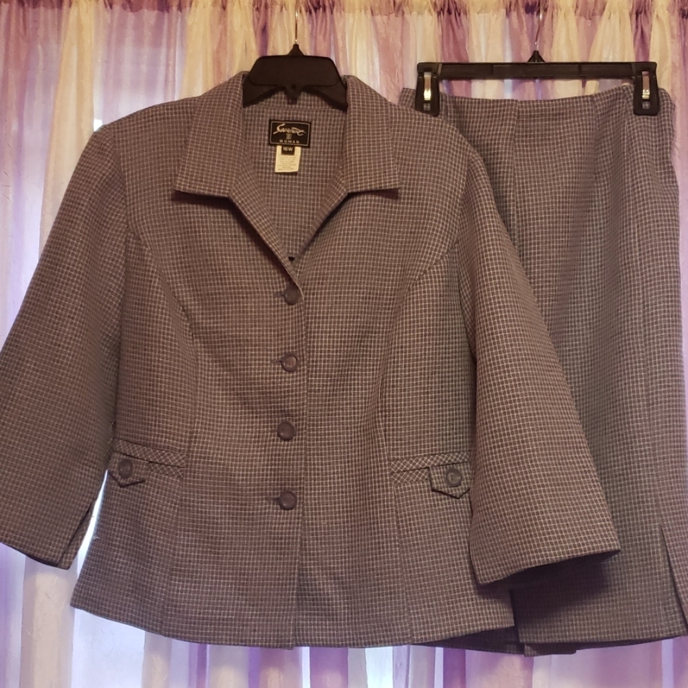 2 Piece Sweet Suit Woman Skirt Suit